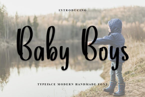 Baby Boys Font: Stylish Script for Editorial Design