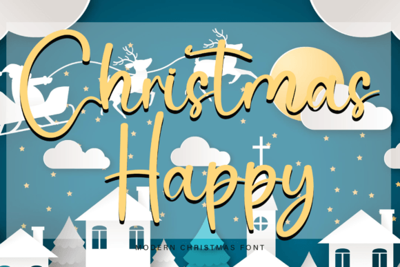 Christmas Happy Font