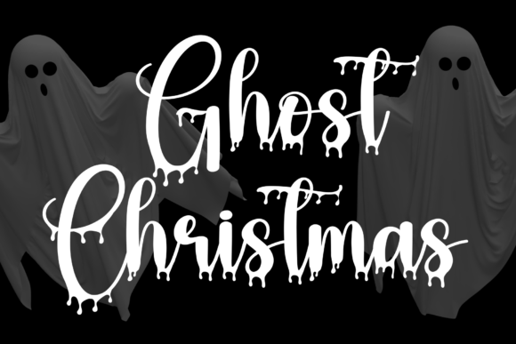 Ghost Christmas: A Chilling Handwritten Font