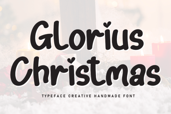 Glorius Christmas Font for Creative Projects