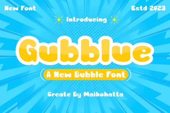 Gubblue Font for Business Branding