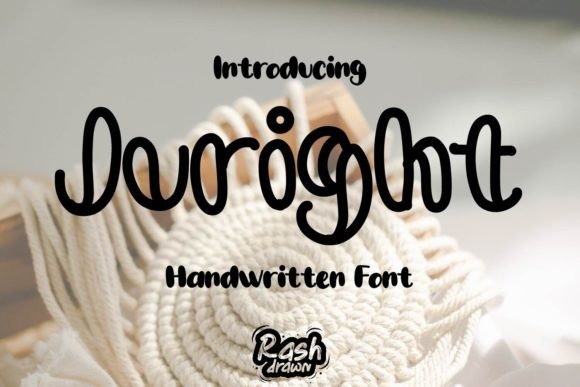 Juright: A Friendly Handwritten Font