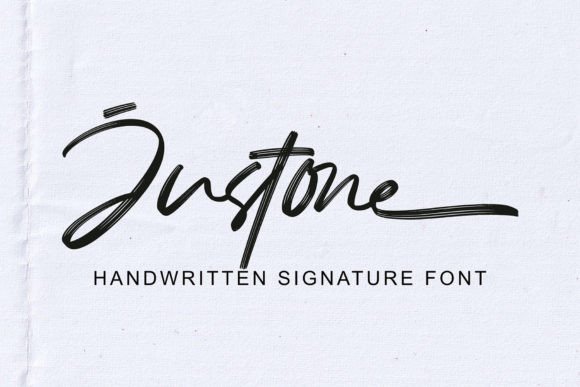 Justone: A Handwritten Font for Editorial Design
