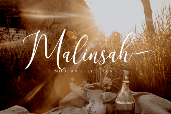 Malinsah: A Modern Script Font