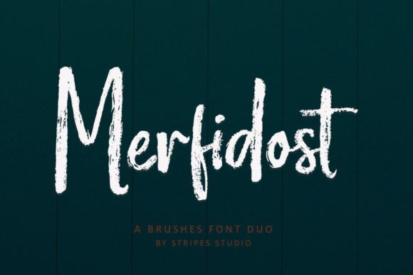 Merfidost: A Modern Script Font