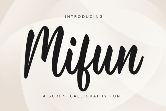 Mifun: A Script Font for Web Design