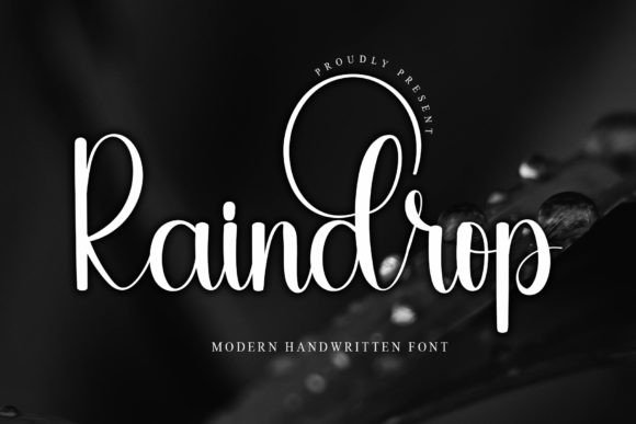 Raindrop: A Handwritten Font for Elegant Design