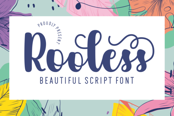 Rooless: A Script Font for Elegant Web Design