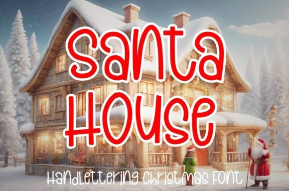 Santa House Font Review