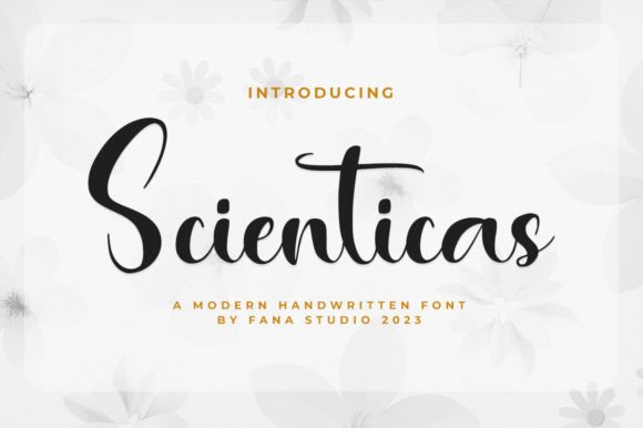 Scienticas: A Stylish Font for Creative Projects