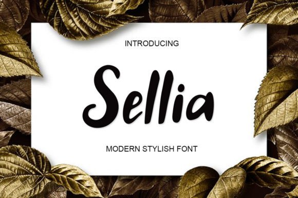 Sellia: A Fresh Handwritten Font