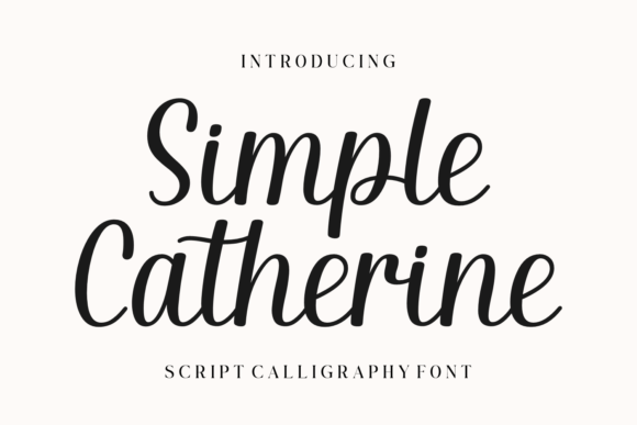 Simple Catherine Font