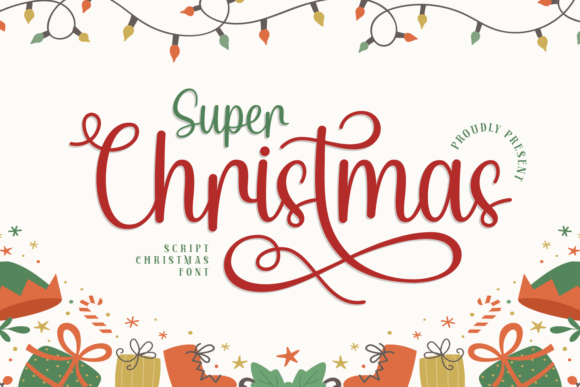 Super Christmas Font for Web Design