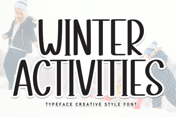 Winter Activities Font Review