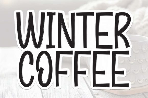 Winter Coffee Font for Bold Campaigns