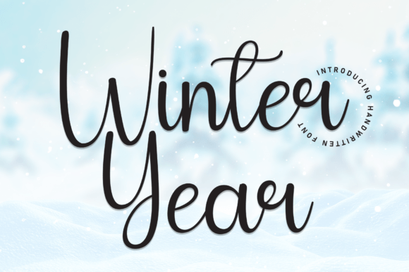 Winter Year Font: A Sweet Touch for Digital Design